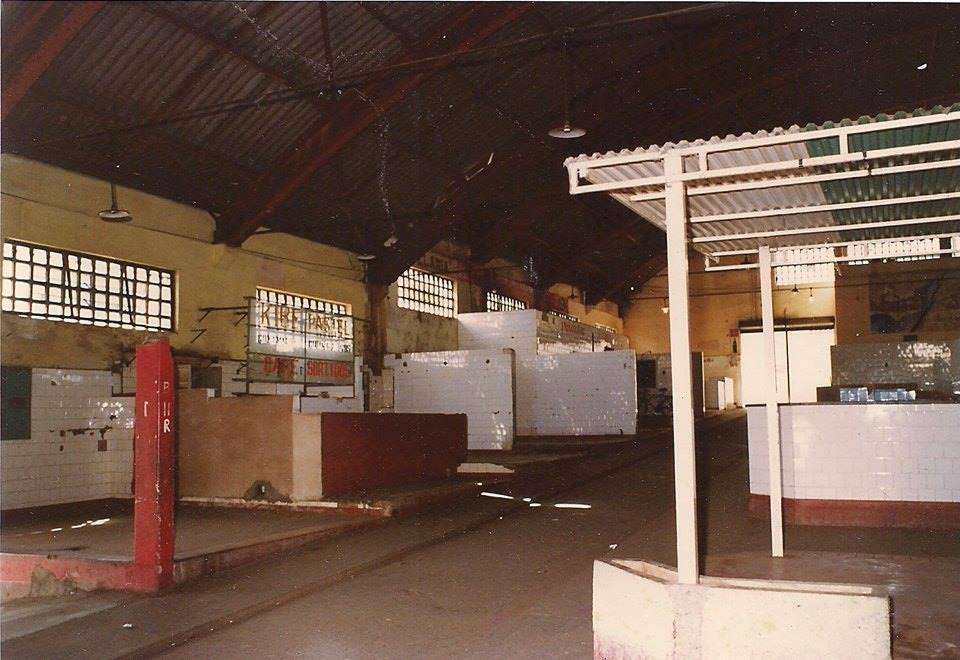 Interior do antigo Mercadão de Franca, onde hoje é o Terminal de Ônibus Airton Sena